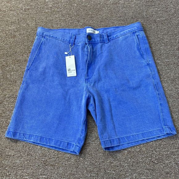 ARTURO CALLE MEN'S SHORTS GOLF BLUE SIZE 36 - Slim FIt - Picture 1 of 10